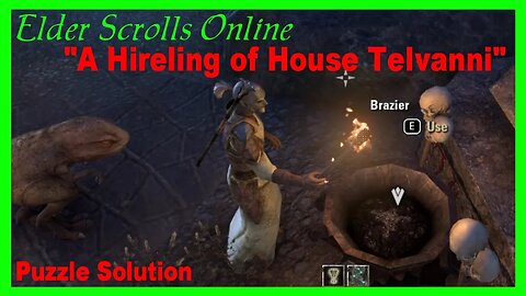 ESO Puzzle solution quest "A Hireling of House Telvanni" [Elder Scrolls Online]