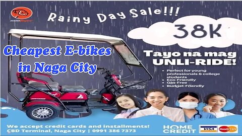#E-bike Prices Naga City #Camarines Sur Philippines