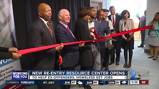 Re-entry resource center opens in East Baltimore