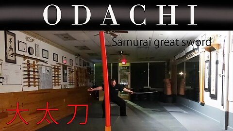 Cutting with an Odachi Great Sword