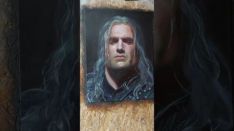 This Portrait Painting Of The Witcher Is Almost Done!