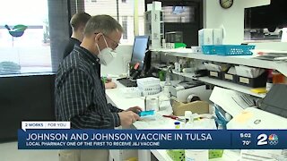 Johnson & Johnson vaccine arrives in Tulsa