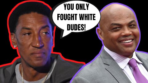 Scottie Pippen SLAMS Charles Barkley! Said He "WASN'T TOUGH" & only FOUGHT WHITE DUDES!