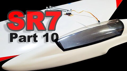 Bob Martin SR-7, Vintage RC Slope Glider Build Part 10 , servos and canopy.