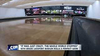 Lockport 10th grader bowls perfect game