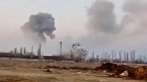 Russia’s cruise missile attack on Ukraine, but Ukrainian soldiers try and shoot them down with Ak’s