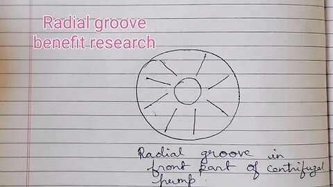 "Optimizing Centrifugal Pump Performance: Radial Groove Research Summary",#education,#radialgroove.