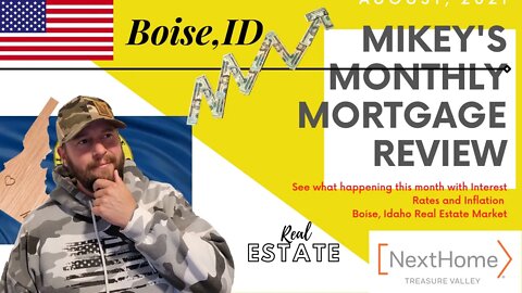 Mikey's Monthly Mortgage Review! Boise Idaho Real Estate Market Interest Rates & Inflation Mar. 2022