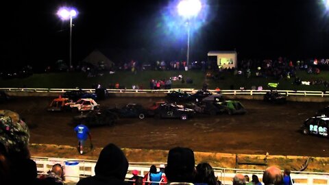 Owenton Kentucky 9-6-14 Modified Mini Car Madness Demoliton Derby Big payout