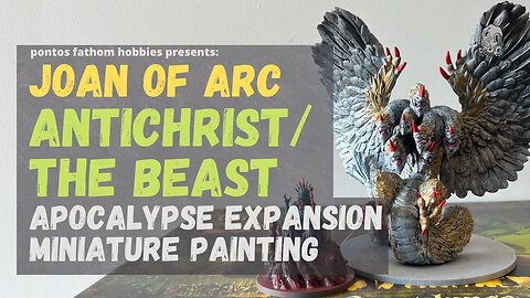 Miniature Painting: Joan of Arc - Apocalypse Expansion- Antichrist and The Beast miniature painting