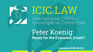 Peter Koenig: Ready for the Economic Crash?