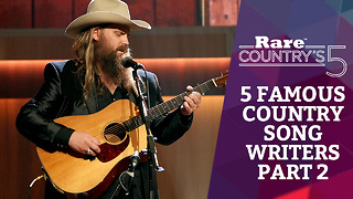 Five Famous Country Songwriters Part 2 | Rare Country's 5