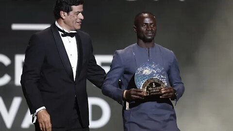 Sadio Mane becomes the first winner of the Socrates Award for his charity work in Senegal.