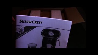 lidl silvercrest espresso machine review unboxing