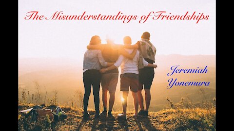 The Misunderstandings of Friendships {S1;E8} (10/26/2018)
