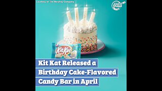 Kit Kat Released a Birthday Cake-Flavored Candy Bar in April