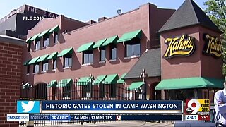 Historic gates stolen in Camp Washington