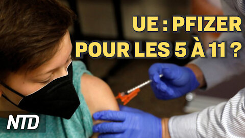 L’UE évalue les vaccins de Pfizer pour les enfants de 5-11 ans; Royaume-Uni : "pas de confinement"