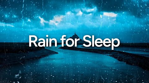 Fall Asleep Instantly ⚡ 10 Hours of Relaxing Rain | Rain Sounds for Deep Sleep, White Noise