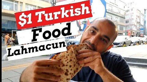 Turkish Food - Trying 3 Different Lahmacun