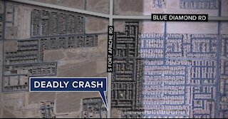 Vegas police investigating deadly crash near Mountain's Edge