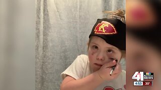 8-year-old's video about Mahomes' hair, football makeup goes viral