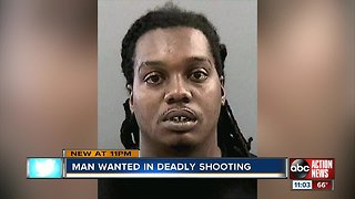Authorities search for Tampa man wanted in connection with deadly shooting