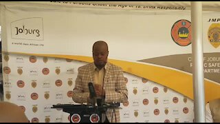 UPDATE 1: Johannesburg Mayor Herman Mashaba launches CCTV cameras in Vilakazi Street (4Pa)