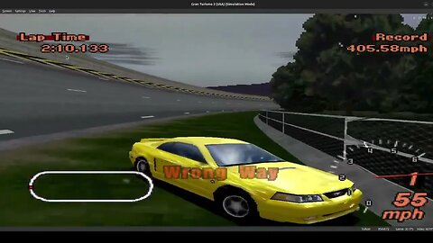 Gran Turismo 2: Ford Mustang stock RPM