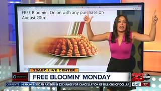 Free Bloomin' Monday at Outback