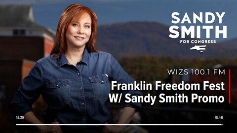 WIZS 100.1 Franklin Freedom Fest w/ Sandy Smith Radio Promo