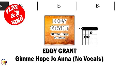 EDDY GRANT Gimme Hope Jo Anna FCN GUITAR CHORDS & LYRICS NO VOCALS