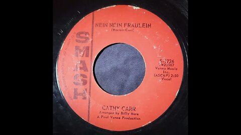 Cathy Carr – Nein Nein Fraulein