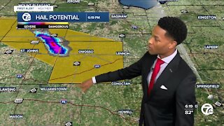 Tracking storms, some severe