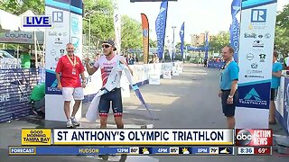 Thousands turn out for St. Anthony's Triathlon