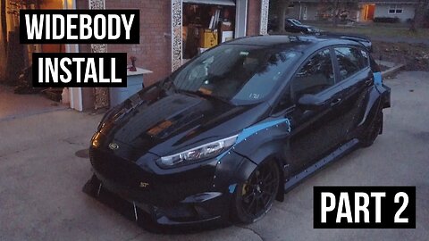 Installing The Widebody Kit On The Fiesta ST! (dumb thick)