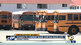 Students to confront board over bus routes