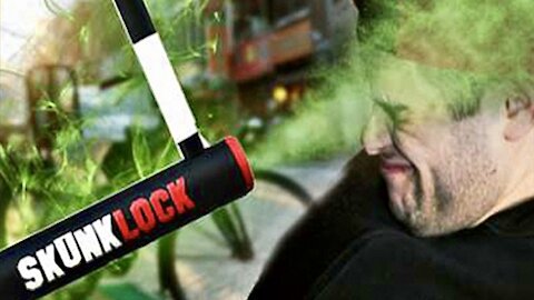 Bike Lock That Fights Back - SKUNKLOCK