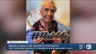 Healthcare worker spreads joy with makeovers for hospice patients