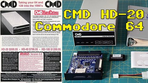 Commodore 64 Creative Micro Designs CMD HD-20 For The C64 - Geek With Social Skills