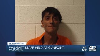 Walmart staff held at gunpoint