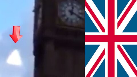 Triangular UFO sighting over the clock tower! England [Space]