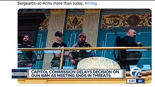 Michigan Capitol Commission delays vote on banning firearms, will form committee to study it