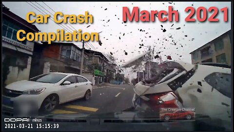 Car Crash Compilation for March 2021