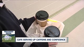 Storefront serving caffeine with a double-shot of confidence for students with special needs