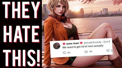 Woke Puritan has MELTDOWN over Resident Evil 4 Ashley toy! Says men should be BANNED from buying it!