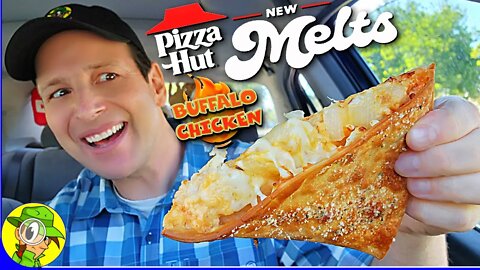 Pizza Hut® MELTS Review 🍕🧀 Buffalo Chicken Melt 🐃🐔🧀 | Peep THIS Out! 🕵️‍♂️