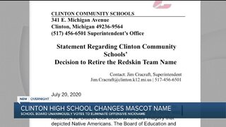 Clinton High School changes mascot name