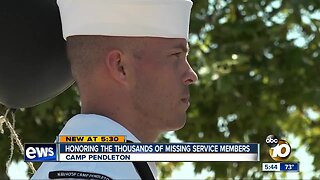 Camp Pendleton ceremony honors the thousands of POW/MIA service members