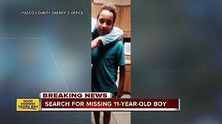 Detectives search for missing 11-year-old Holiday boy